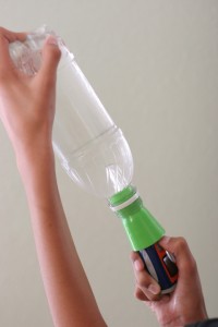 The SteriPEN Journey can be used with 1 liter bottles. 