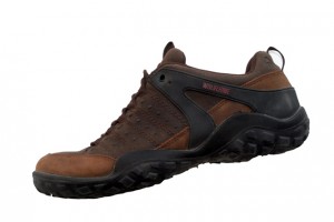 The Wolverine Omni has full leather uppers with rubber heel and toe protectors. 