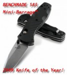 2009 Knife of the Year: Benchmade 585 Mini-Barrage.