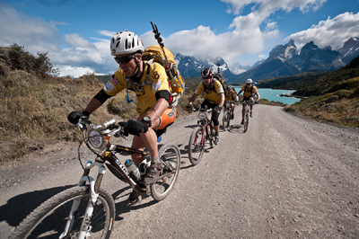 Mountain biking is always a part of this endurance race. 