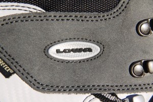 LOWA logo and view of Italian craftmanship. Click all photos to enlarge.