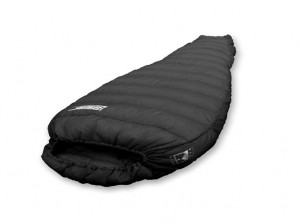 Stuffed with 900-Fill Goose Down, the Terra Nova Laser 300 sleeping bag weights only 11.6 ounces. 