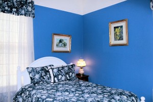 The blue room is popular with guests