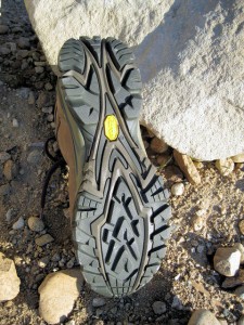 Vibram outsoles offer supreme traction